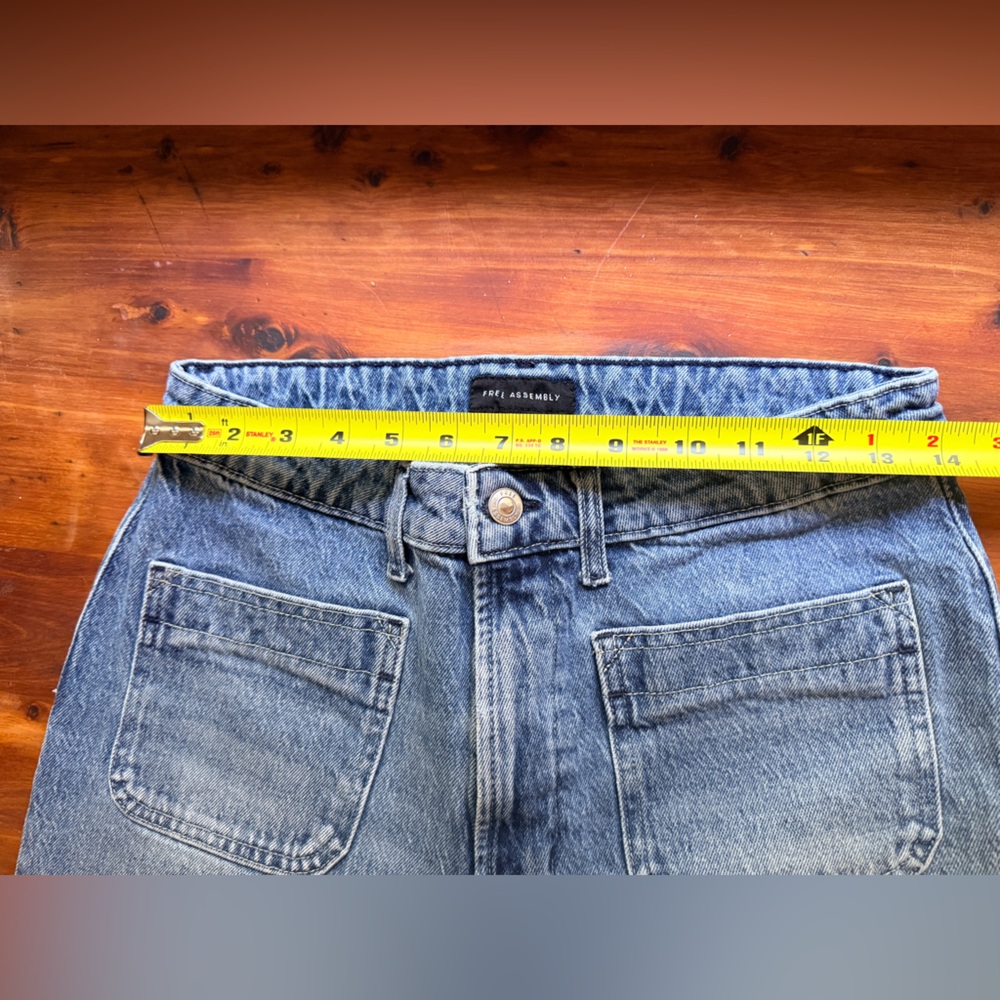 Free Assembly  Light Blue Wide Leg Jeans - Picture 6 of 7